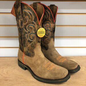 Men's Corral Boots - Honey Embroidery